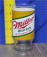 Vintage Miller Beer Glass