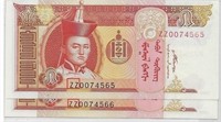 Mongolia 5 Tugrik 2008 REPLACEMENT x2 Conscu..MO2a