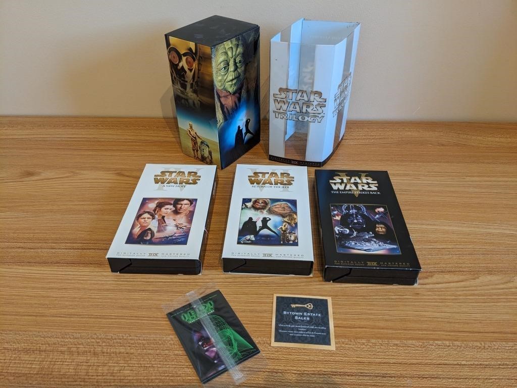 Starwars Original Trilogy VHS Box Set