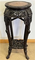 IMPORTANT LARGE 19TH C. ORIENTAL PEDESTAL - STAND