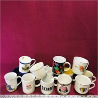 Lot Of 14 Assorted Ceramic Mugs