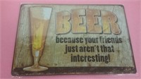 Interesting Beer Sign