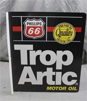 Phillips 66 Trop Artic Motor Oil Double Sided Tin