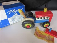 Vintage Playskool Take-Apart Tractor in Box