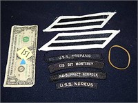 6ct Navy Patches
