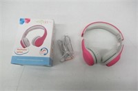 "As Is" Soblue Kids Pink Headphones, On-Ear