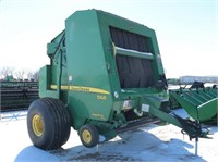 2012 JD 568 Round Baler #1E00568XVCC385688