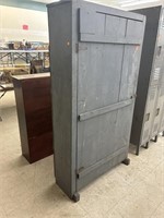 Wooden Cabinet  - approx 40 x 73 x 13.25 inches
