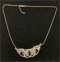 Sterling Silver Nora Celtic Knot Necklace