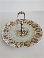 VTG LOVERS IN THE GARDEN DECORAYIVE CANDY SERVING