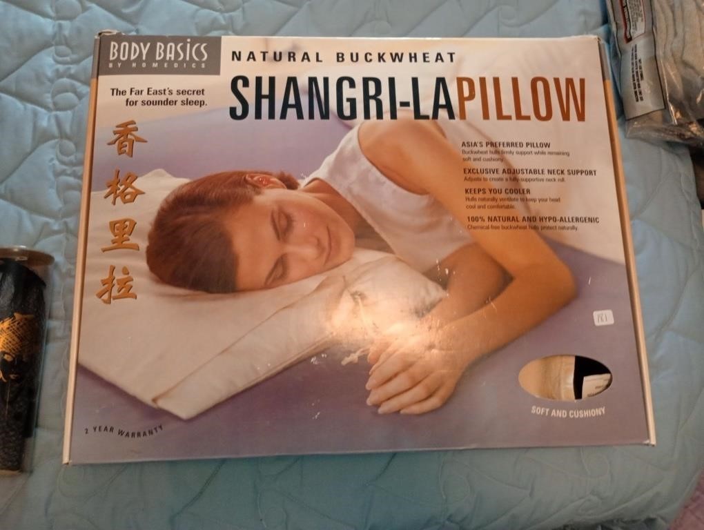New Body Basics Shangri-La buckwheat pillow