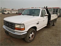 1997 Ford F350 Flatbed Truck