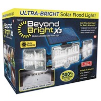 Beyond Bright X3 Motion-Sensing Solar Powered LED