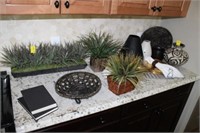 Kitchen Decor, plants, glasses