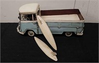 Metal 12x 6-in VW truck and surfboard decor