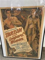 1936 TARZAN & THE LEOPARD WOMAN MOVIE POSTER -