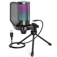 Fifine USB Gaming Microphone for Computer PC PS5,