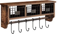 Rolanstar Wall Mounted Shelf  Entryway Organizer