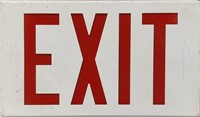 (Used) 2 pcs exit sign boardBm