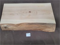 Live edge wood plank