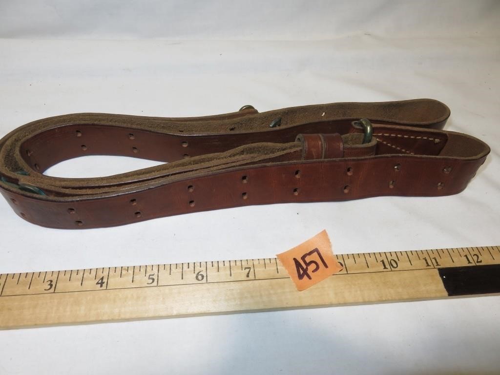 Vintage Leather Rifle / Gun Strap