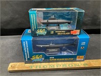 2 submarine models