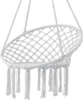 Hblife Hammock Chair, Hanging Swing With Macrame,