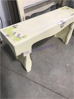 Small bench, 31.5 x 9 x 16" tall