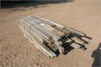 Pallet Of Assorted 2" Thick Treated Lumber