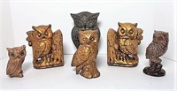 Owl Figurines in Assorted Material