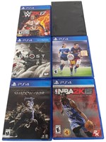 PS4 GAMES - LOT OF 6