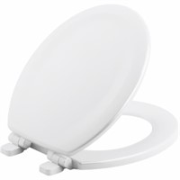 KOHLER Stonewood Quiet-Close Round Toilet Seat in