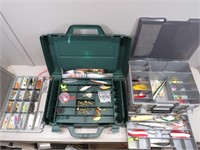 (2) Tackle Boxes and Contents – modern and