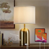 GyroVu Bedside Lamp with USB Port, Touch Control