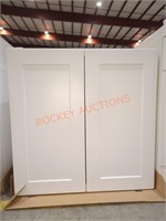 30"W×12"D×30"H White Wall Cabinet