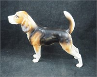 Vtg Fine Porcelain Beagle Hound 9" Figurine