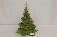 Ceramic Christmas Tree with Bulbs