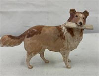 Vintage Collie Dog Figurine