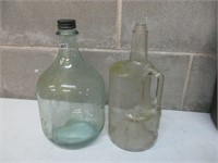 2 Glass Jugs