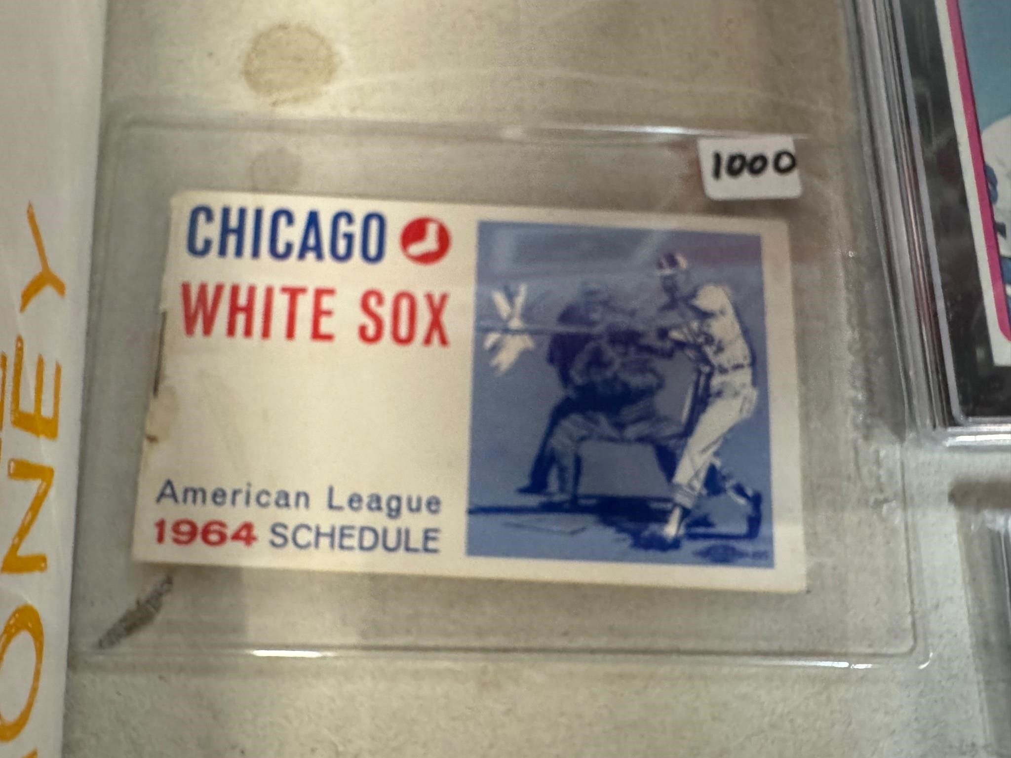 1964 White Sox Pocket Schedule
