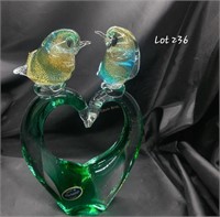 Birds Glass Figure