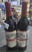 2 Ca Bella Red Wine Vino Rosso Bottles No Shipping