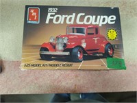 AMT Ford Coupe 1932 Model Kit Partially Assembled