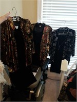 3 velvet dresses and jackets size 22 & 24