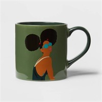 16oz Green/Blue Marilyn Mug - Room Essentials