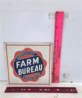 Farm Bureau Sign 8" x 8"