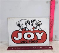 Joy Dog Food Sign 8" x 11"