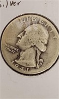 1941 Silver quarter. 90% silver