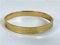 14K Hinged Bracelet