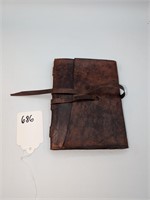 Handmade Leather Bound Blank Page Journal